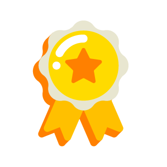 Lot of Happiness illustratie medaille 